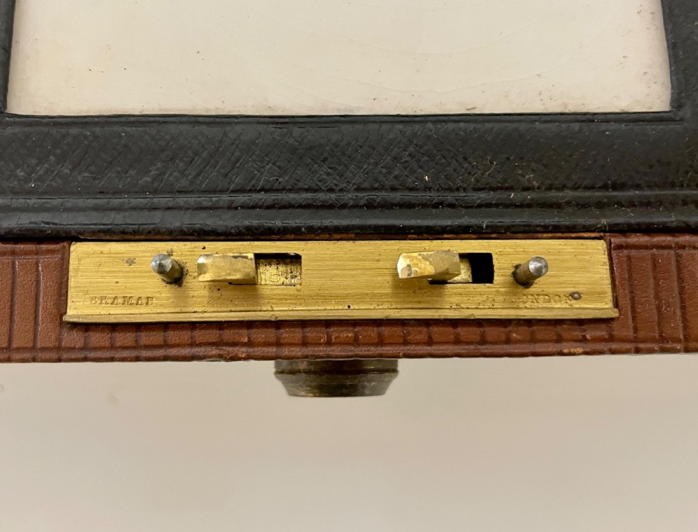 Victorian Leather Writing Document Box View IX