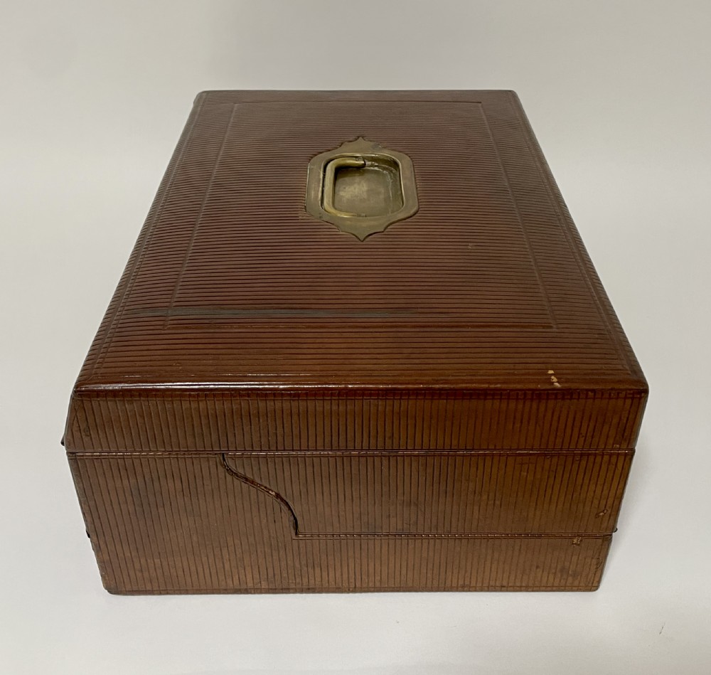 Victorian Leather Writing Document Box View XXII