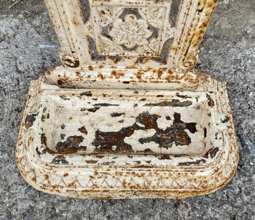 Antique Victorian Cast Iron Stick Stand View IV