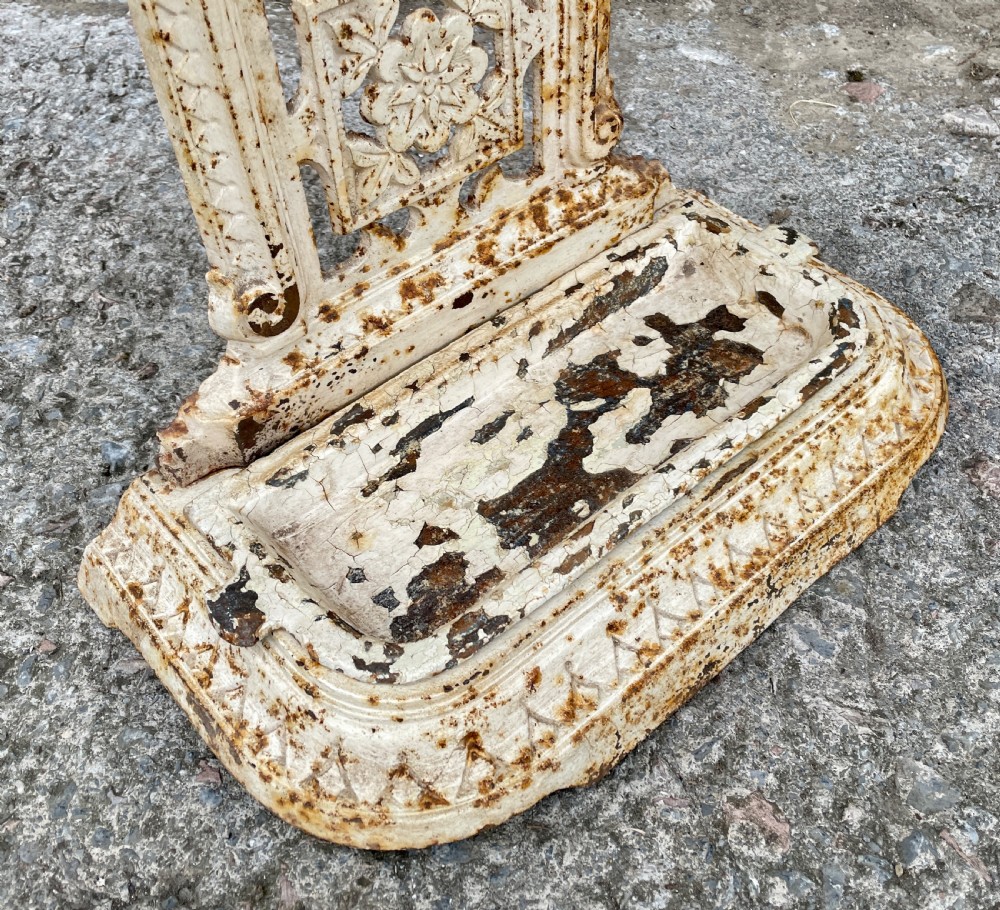 Antique Victorian Cast Iron Stick Stand View XII