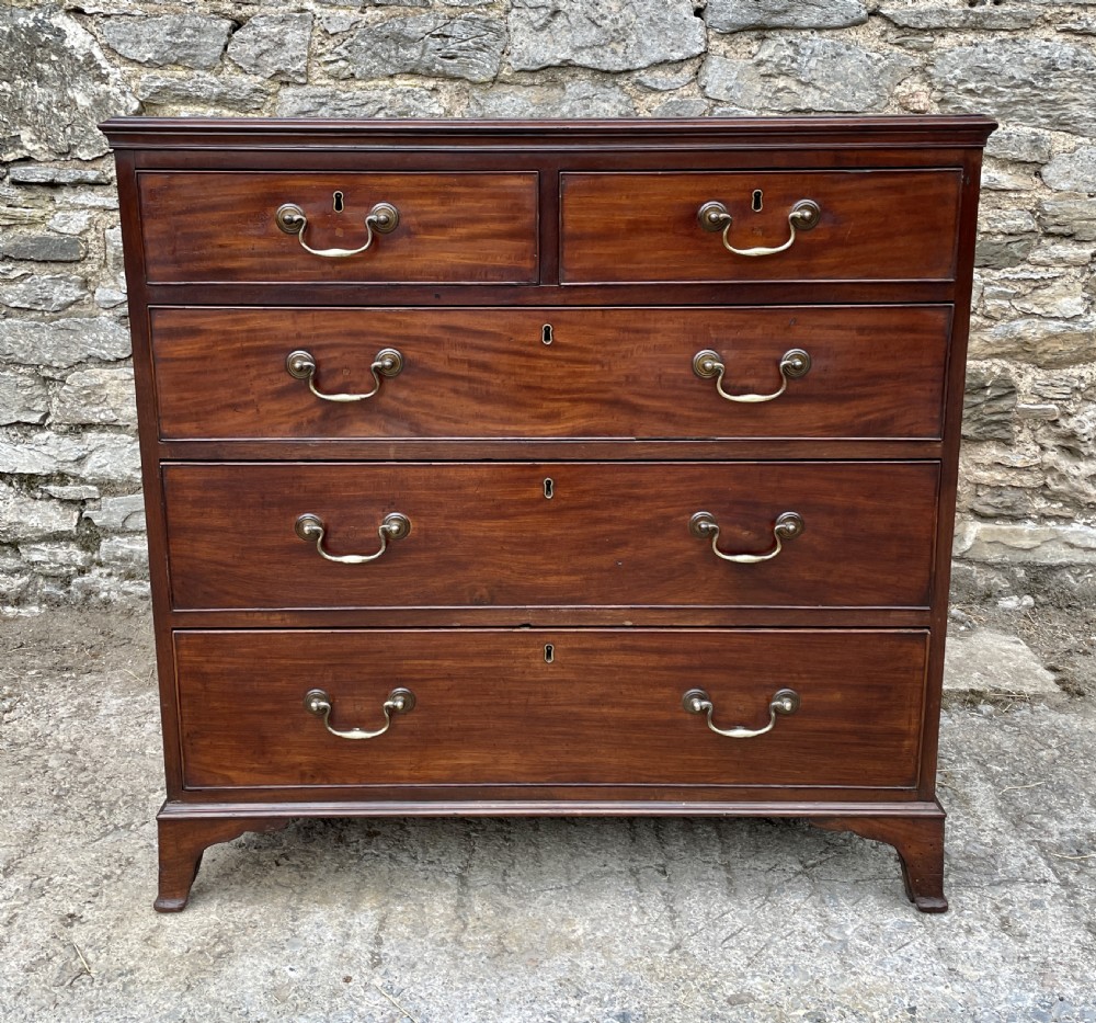 Small Georgian Mahogany Chest of Drawers View II