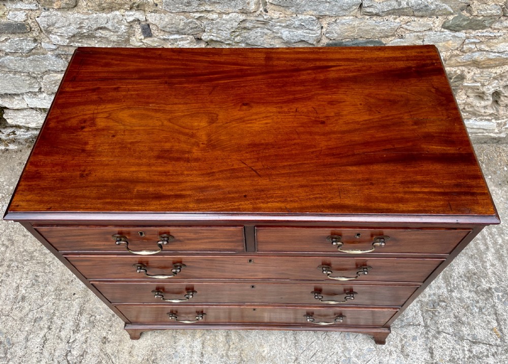 Small Georgian Mahogany Chest of Drawers View III