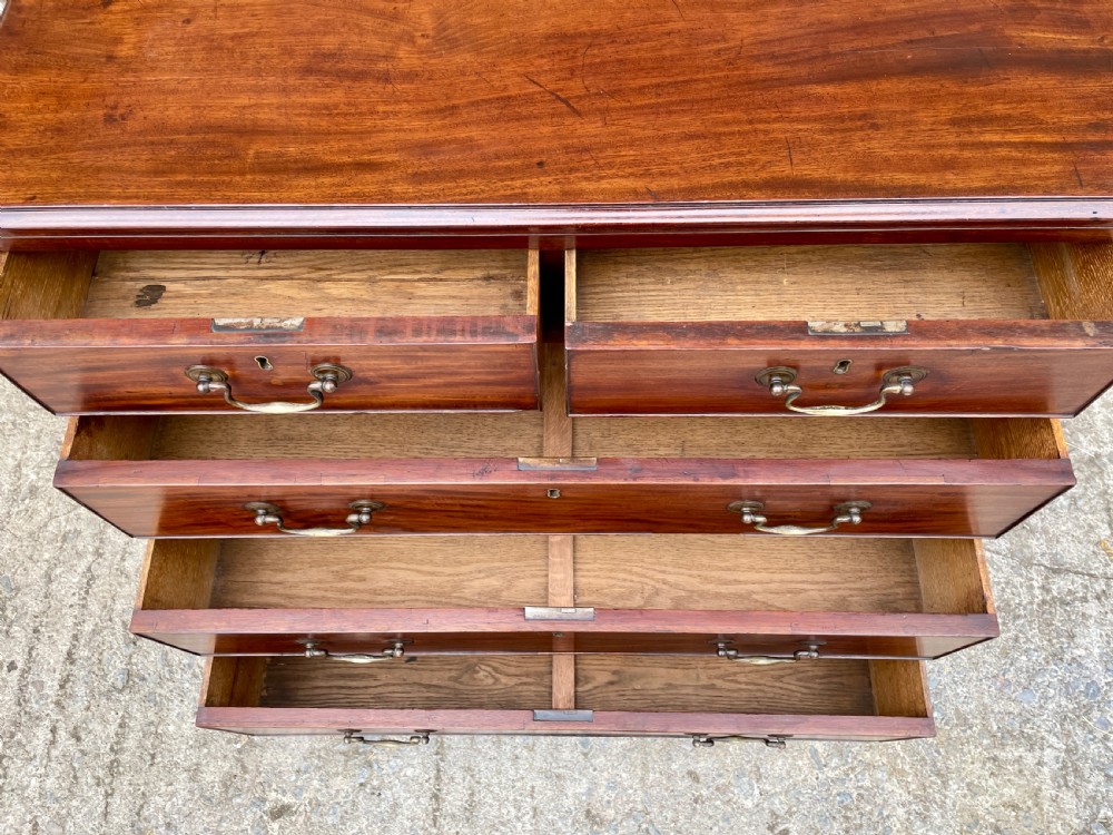 Small Georgian Mahogany Chest of Drawers View XVIII