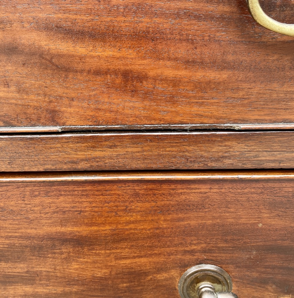 Small Georgian Mahogany Chest of Drawers View XX