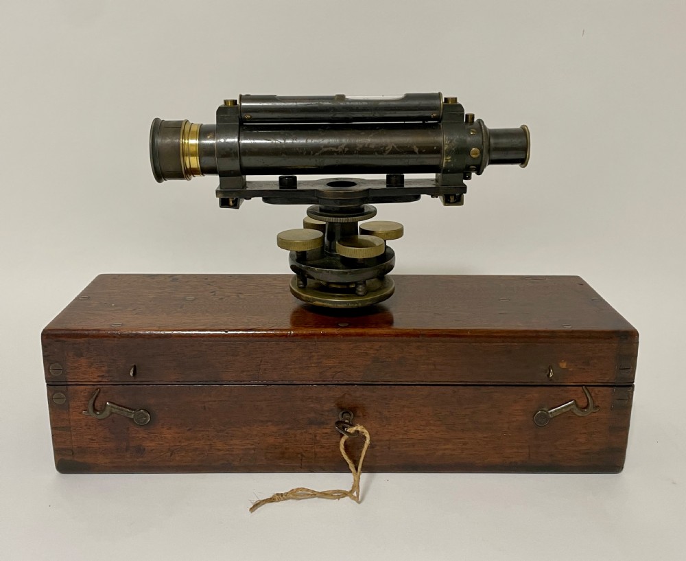 Antique Troughton & Simms Surveyors Level in Box