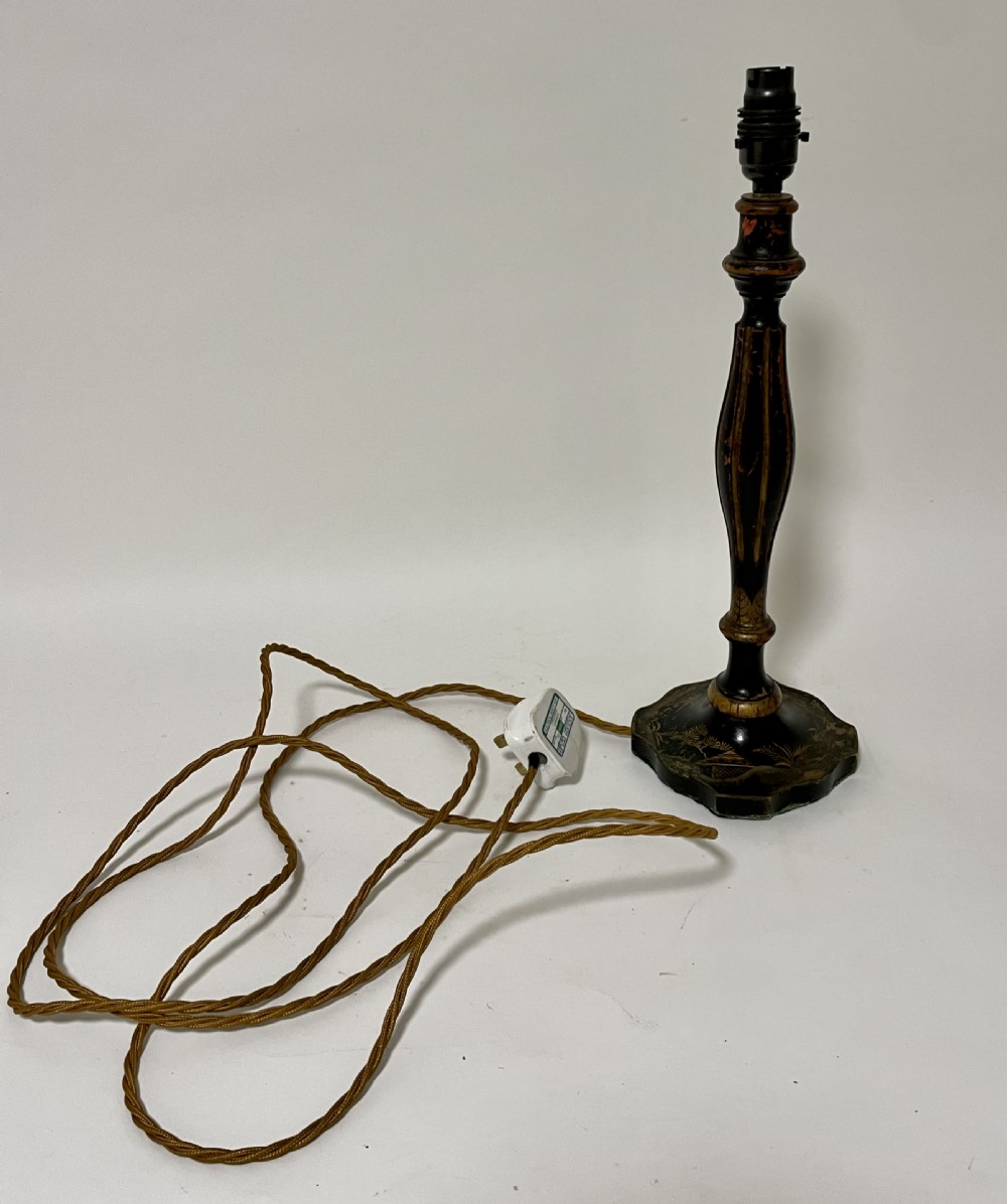 Antique Chinoiserie Table Lamp View XIV