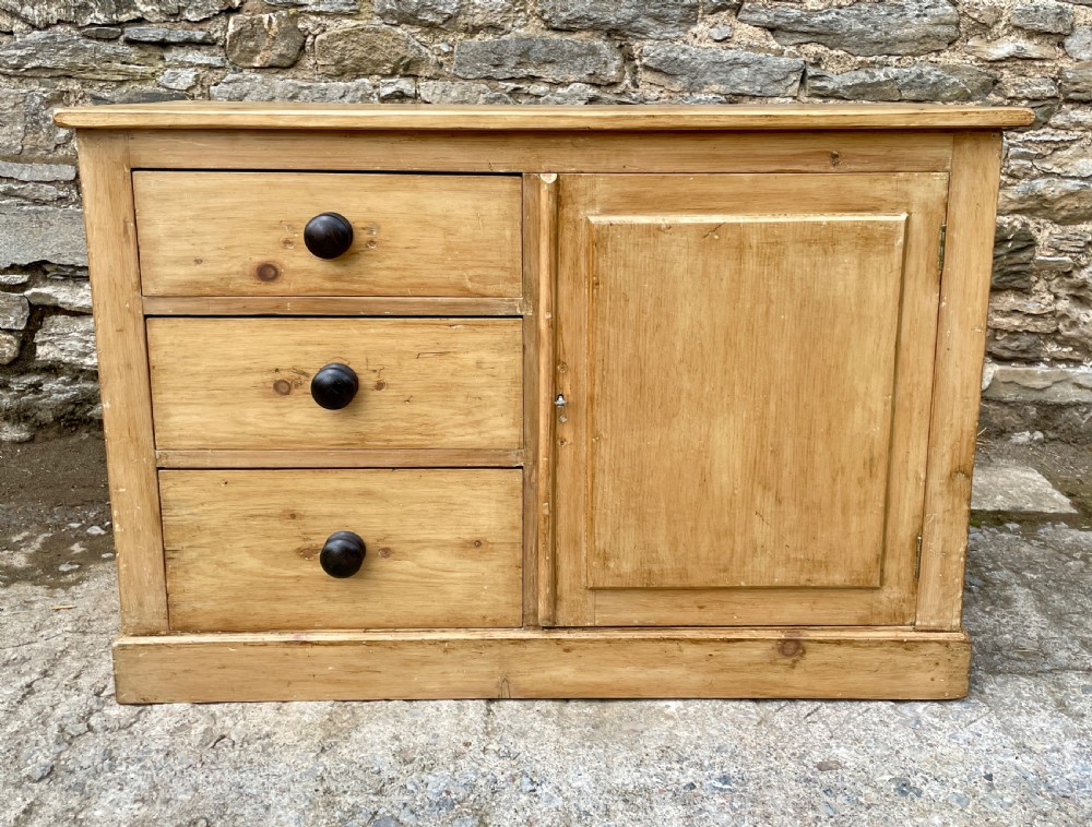 Antique Stripped Pine Sideboard View II