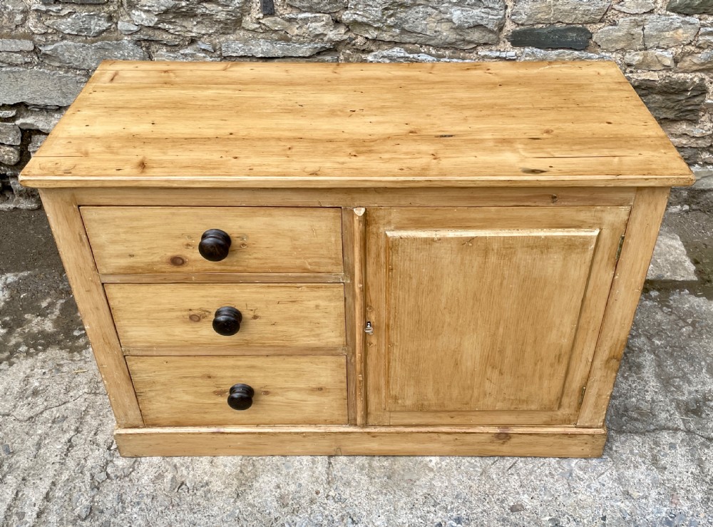 Antique Stripped Pine Sideboard View III