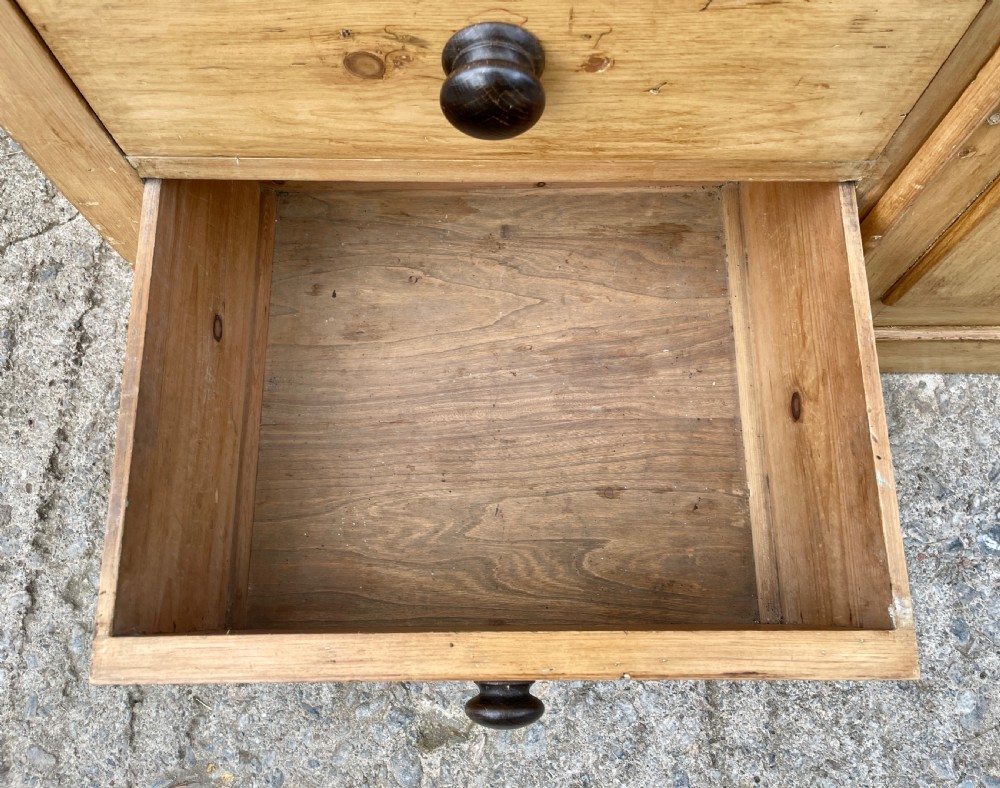 Antique Stripped Pine Sideboard View XIV