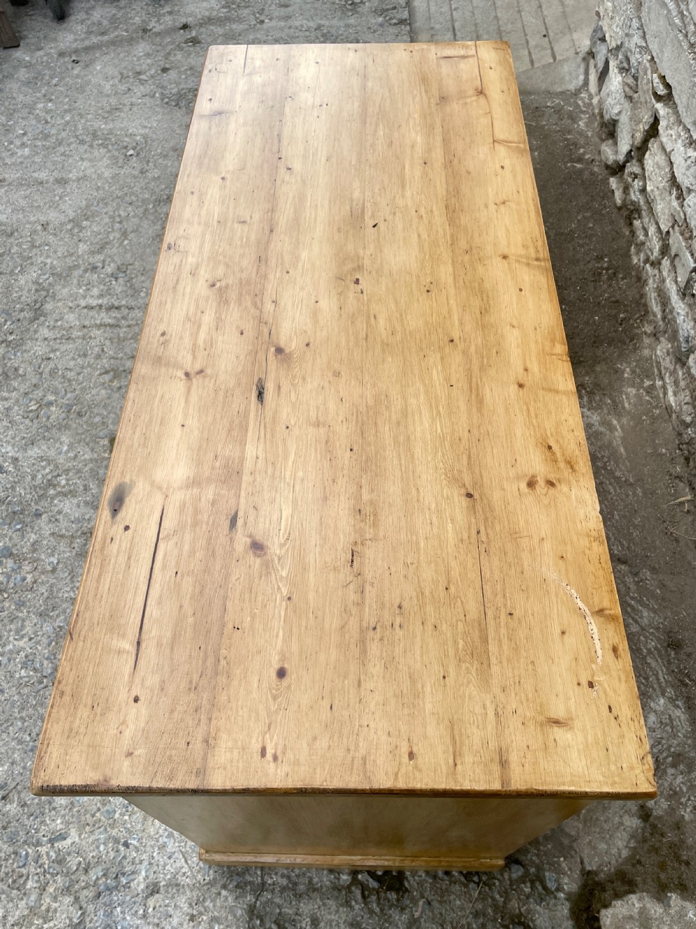 Antique Stripped Pine Sideboard View XXI