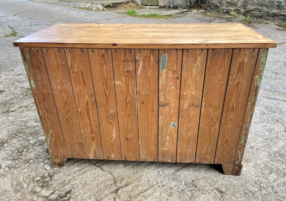Antique Stripped Pine Sideboard View XXII