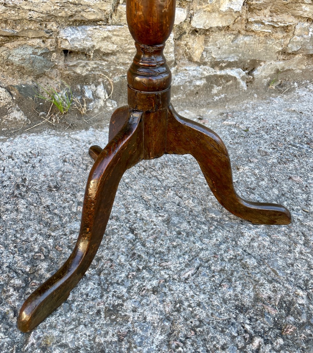 Antique Georgian Pine Tripod Wine Table  View IV