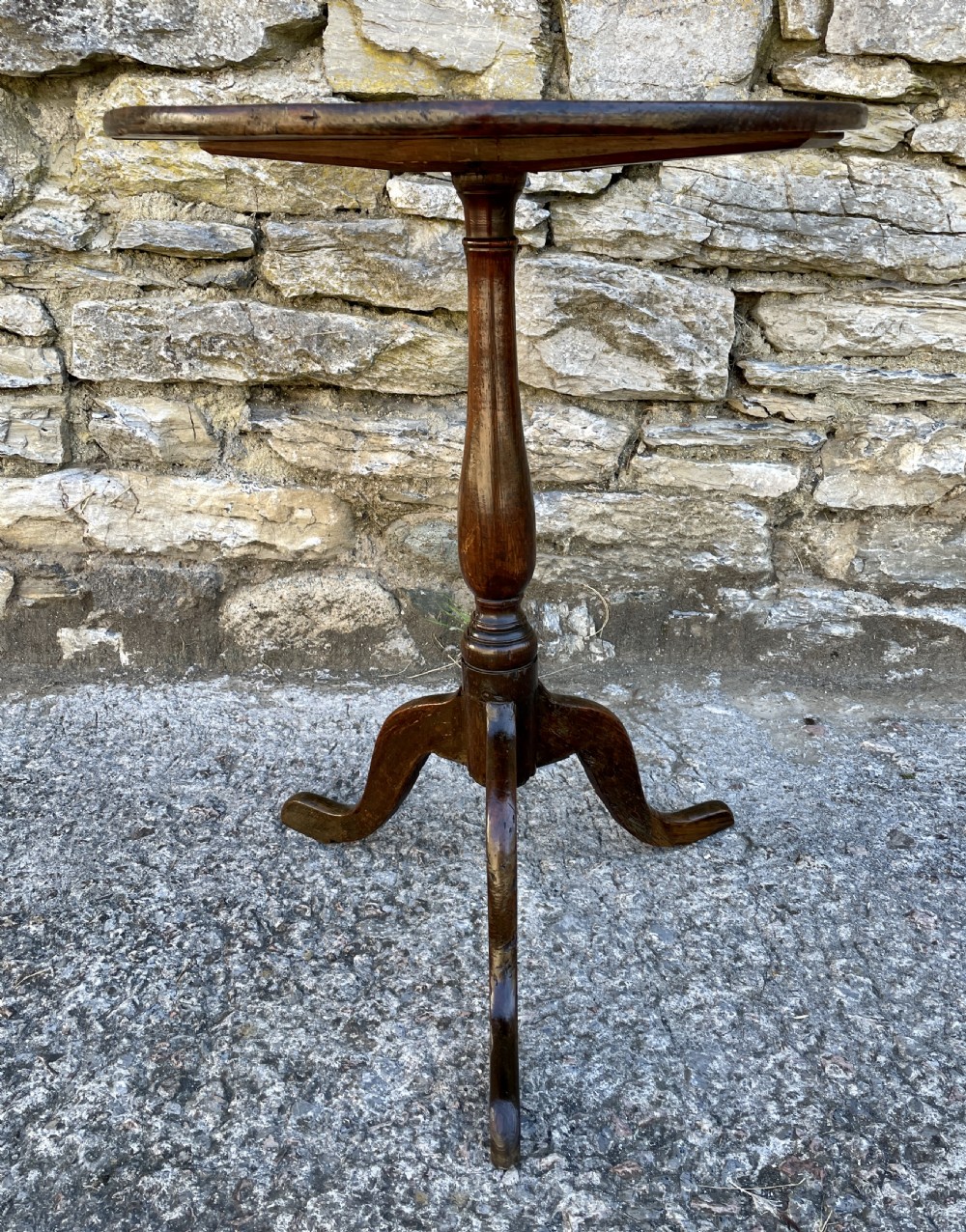 Antique Georgian Pine Tripod Wine Table  View VII