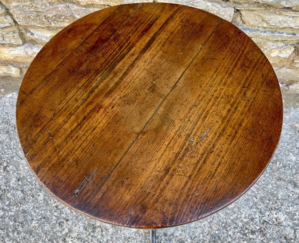 Antique Georgian Pine Tripod Wine Table  View VIII