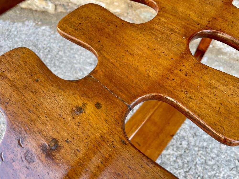 Antique Mahogany Boot and Whip Stand View XIII