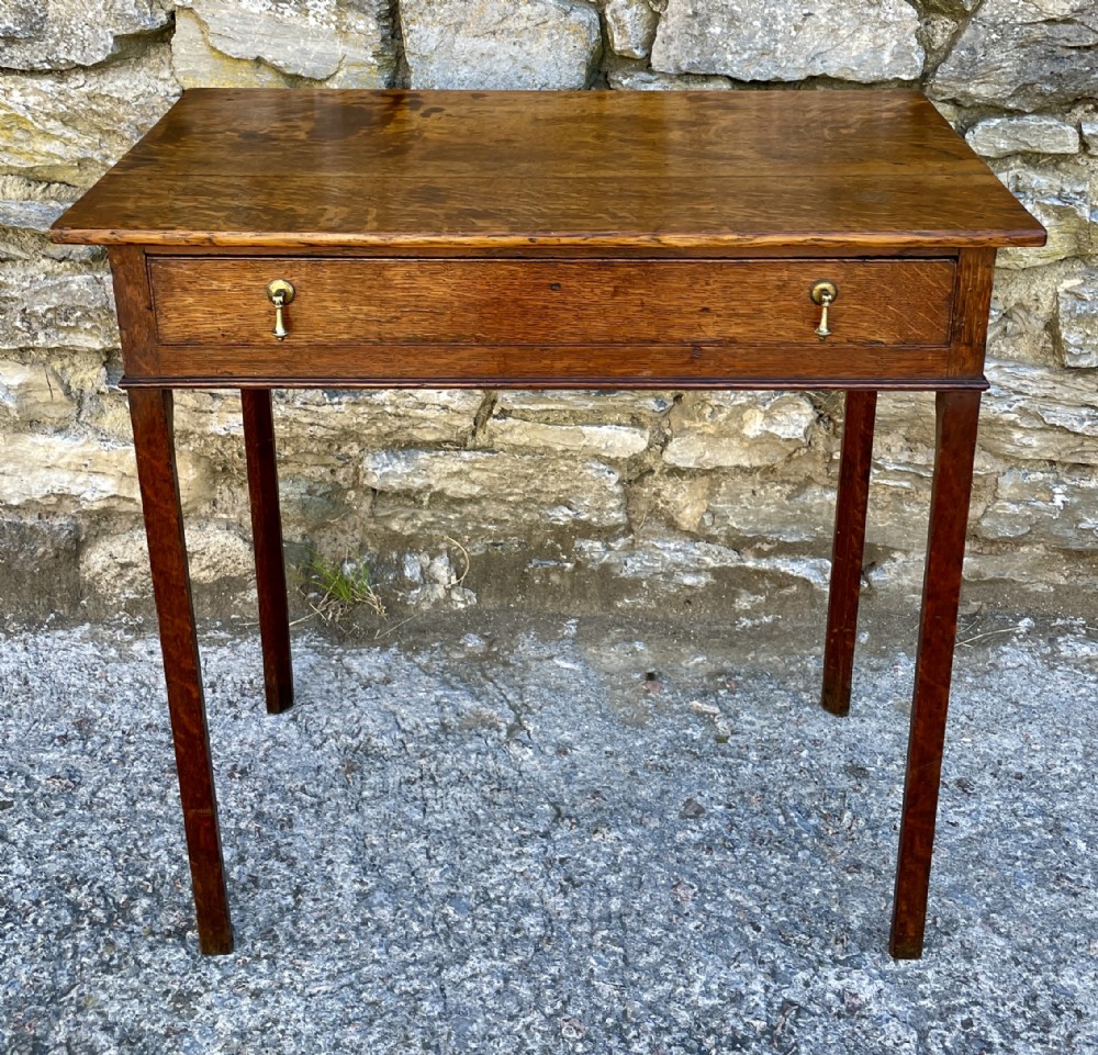 Antique Georgian Oak Side Table