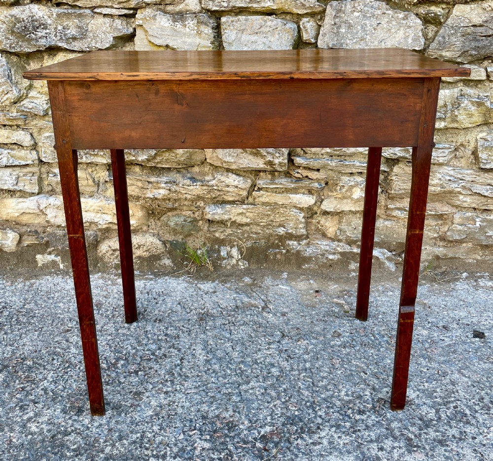 Antique Georgian Oak Side Table View XII