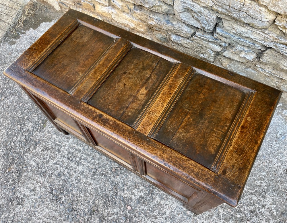 18th Century Panelled Oak Coffer View VI