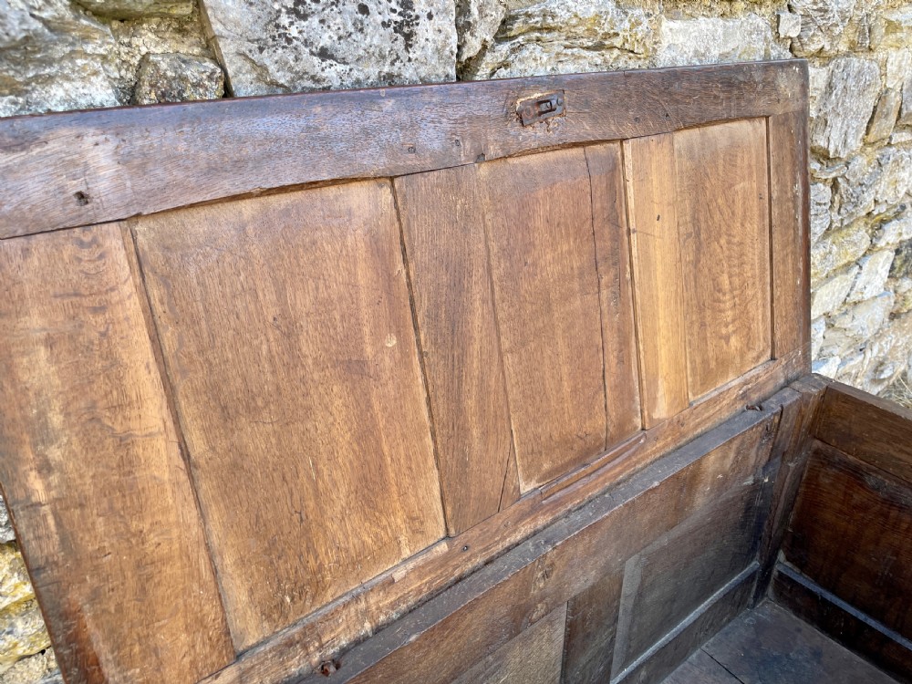 18th Century Panelled Oak Coffer View XII