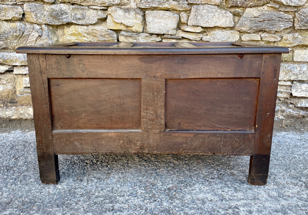 18th Century Panelled Oak Coffer View XIX