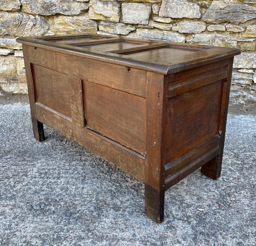 18th Century Panelled Oak Coffer View XX