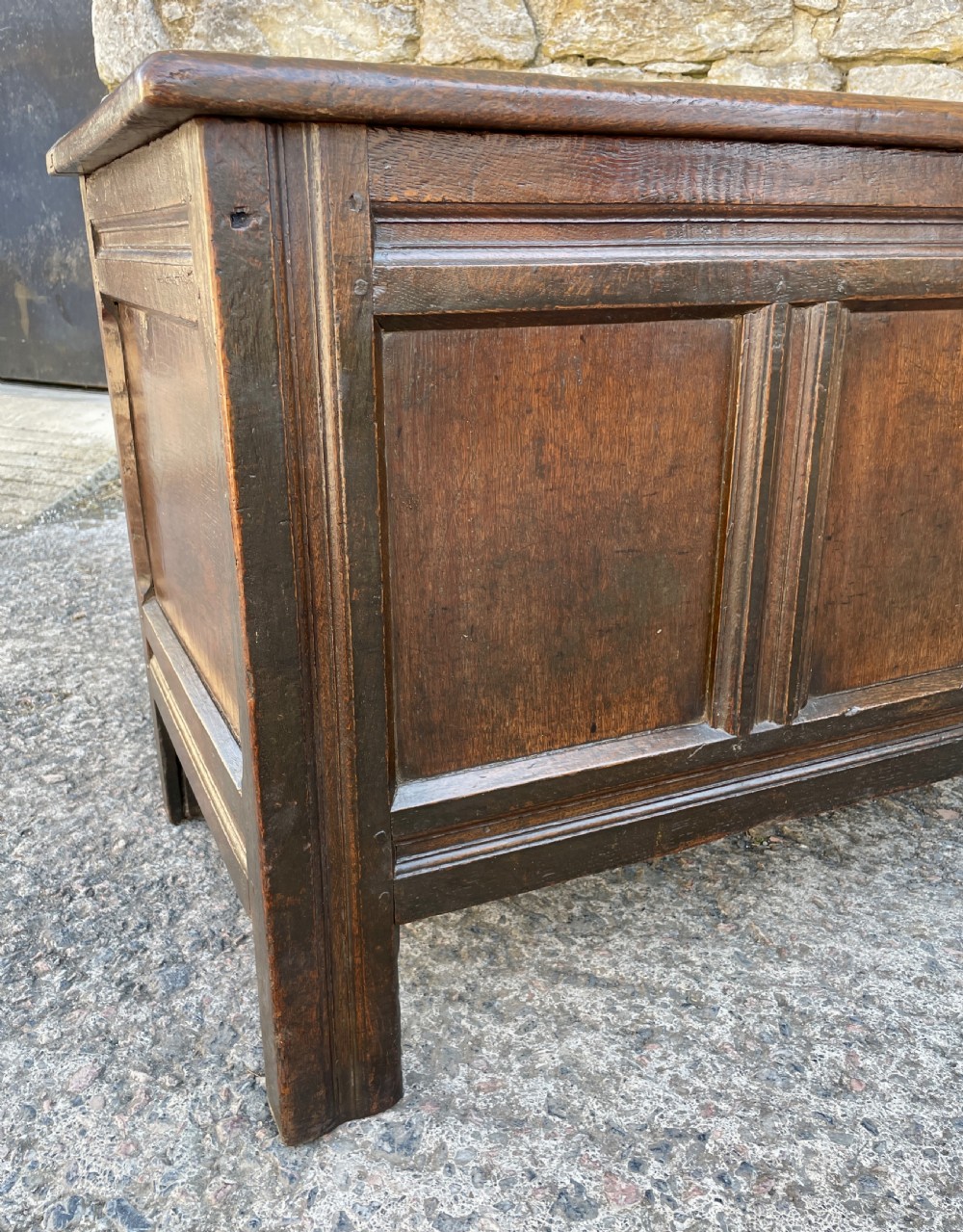 18th Century Panelled Oak Coffer View XXVI