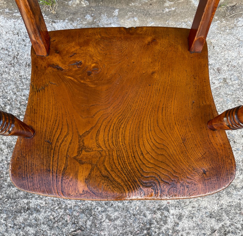 Antique Windsor Bar Back Carver Chair View III
