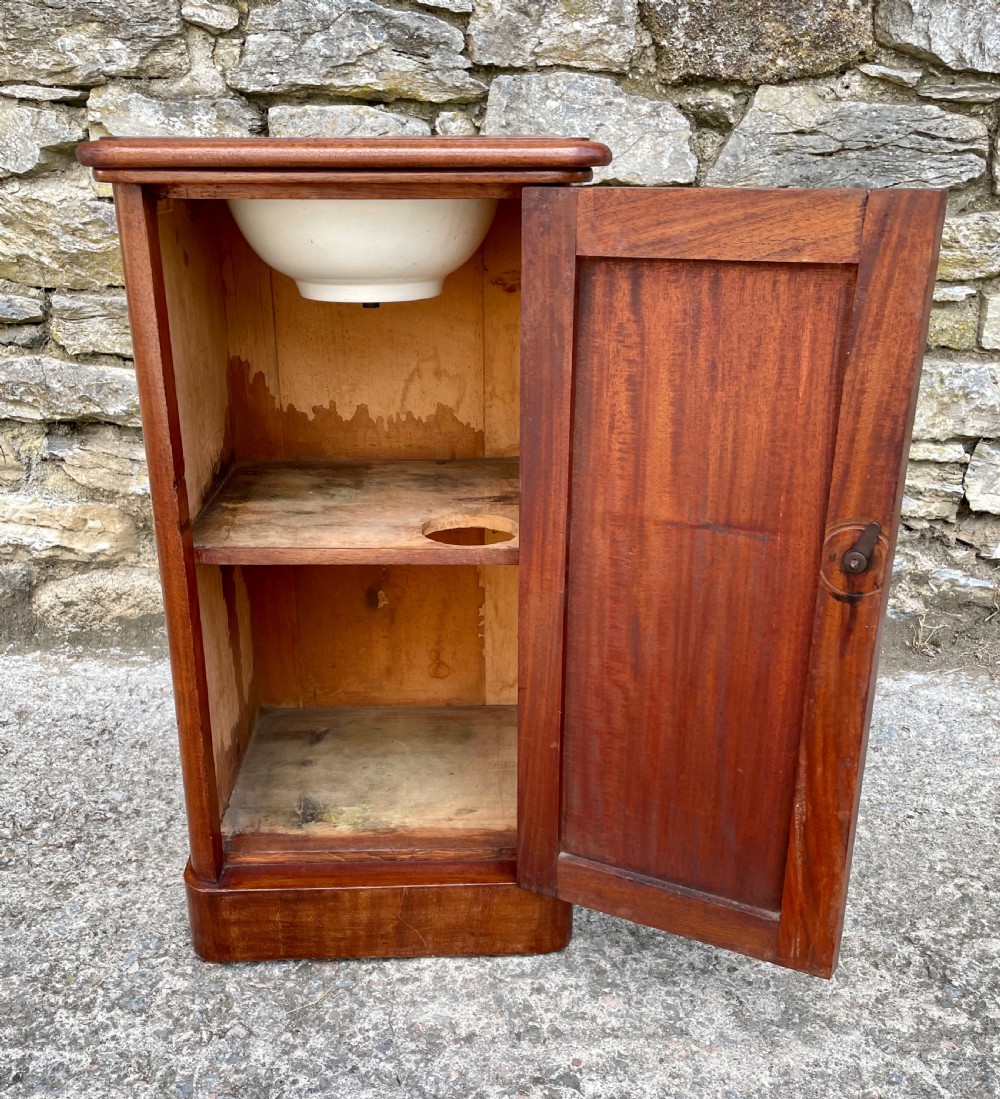 Victorian Mahogany Pot Cupboard View III