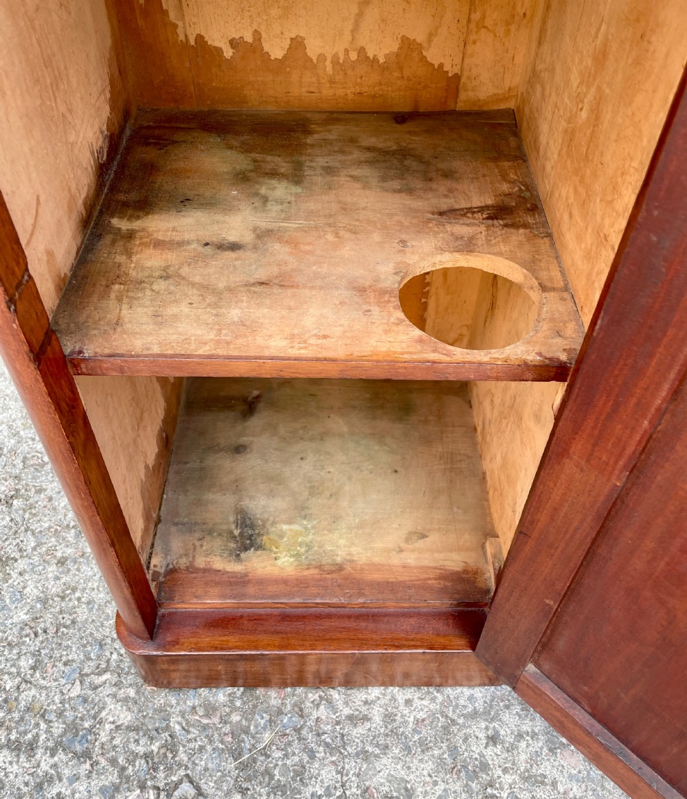Victorian Mahogany Pot Cupboard View VI
