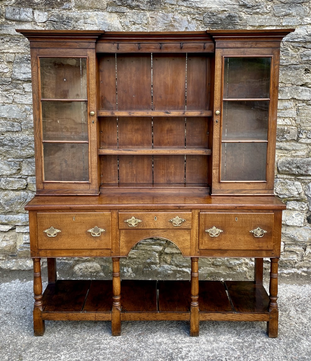 Antique Welsh Oak Potboard Dresser