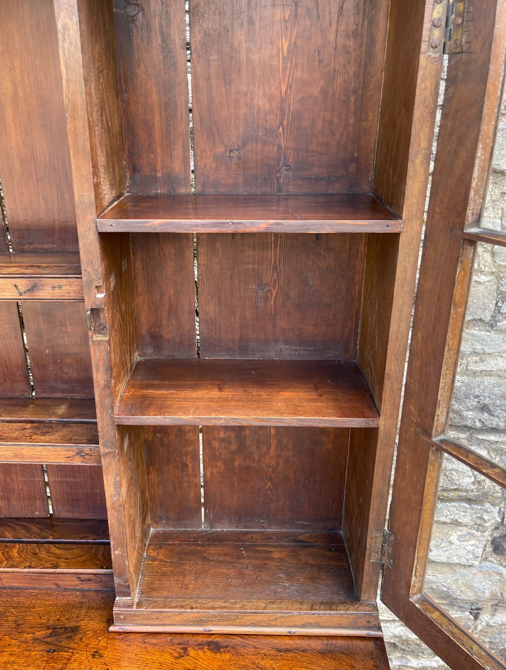 Antique Welsh Oak Potboard Dresser View XIV