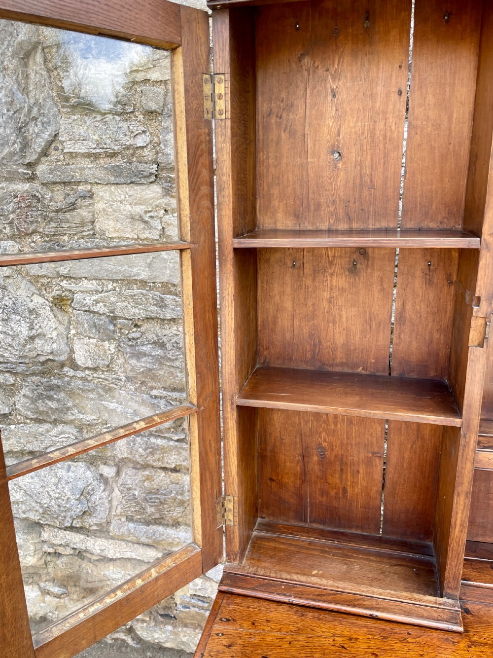 Antique Welsh Oak Potboard Dresser View XVI