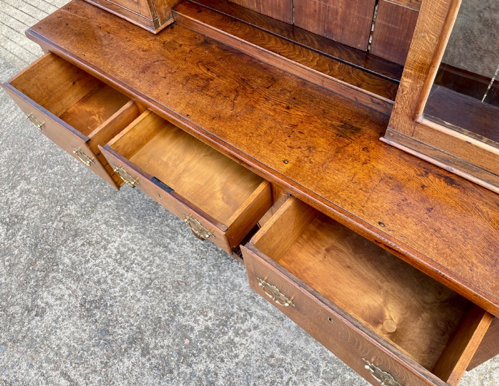 Antique Welsh Oak Potboard Dresser View XIX
