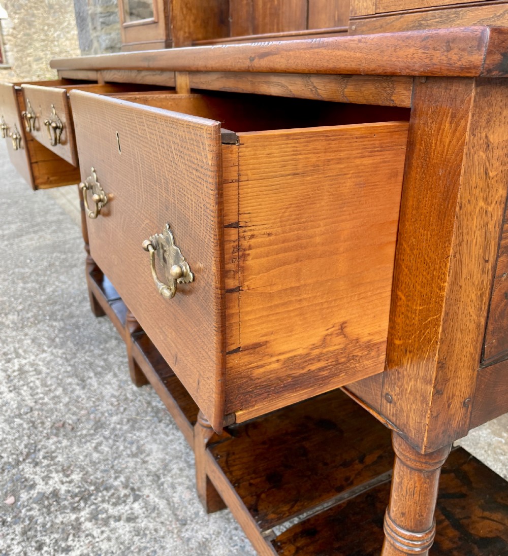 Antique Welsh Oak Potboard Dresser View XXI