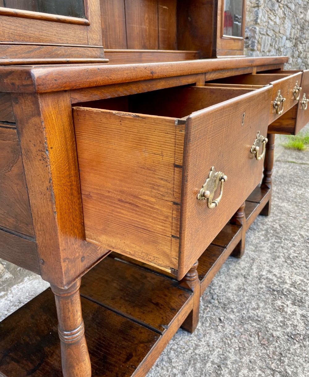 Antique Welsh Oak Potboard Dresser View XXII