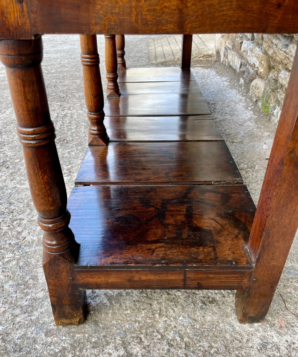Antique Welsh Oak Potboard Dresser View XXV
