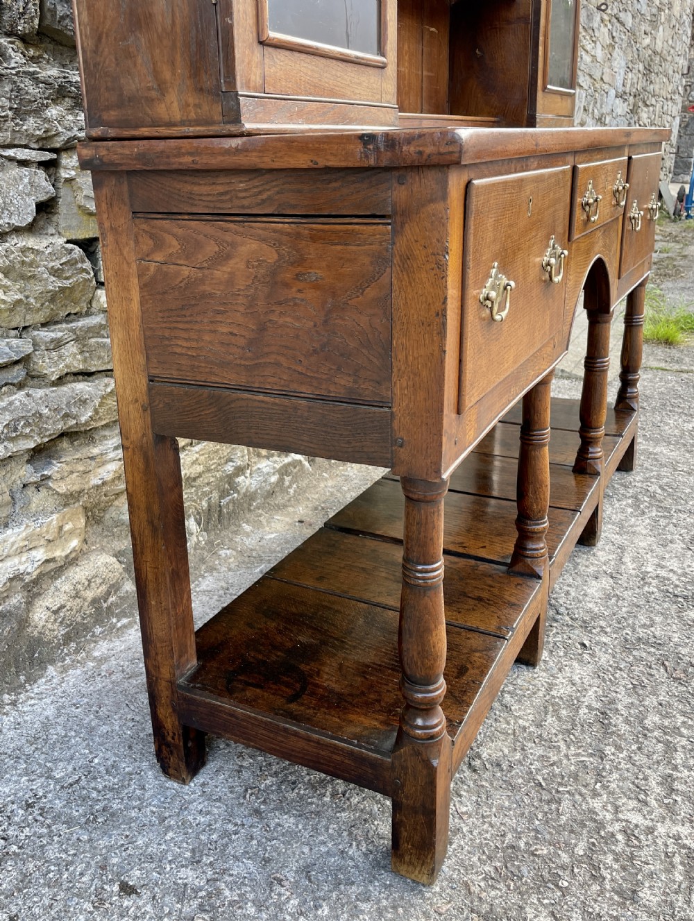 Antique Welsh Oak Potboard Dresser View XXVII