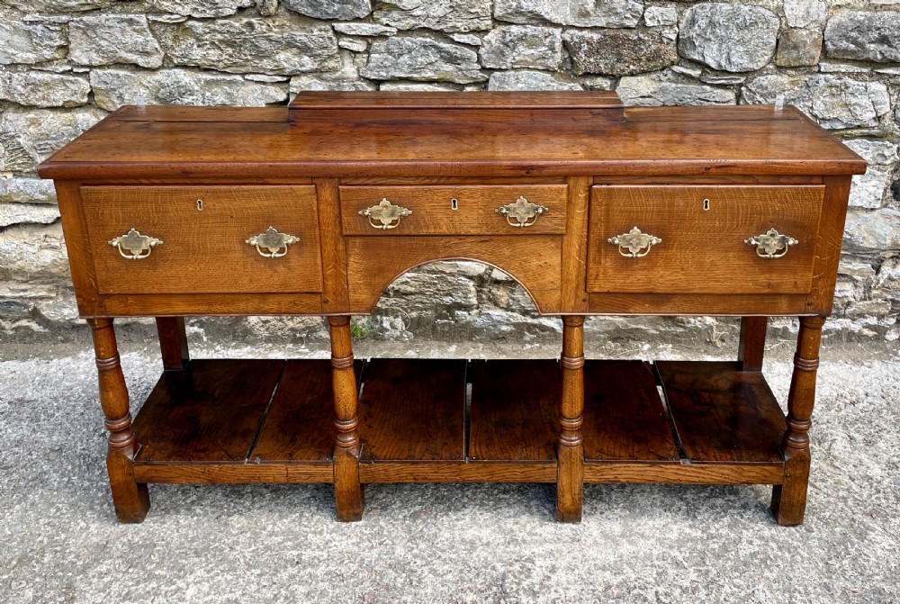 Antique Welsh Oak Potboard Dresser View XXIX