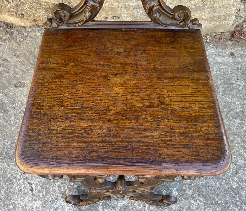 Antique Cast Iron Hall Chair View III