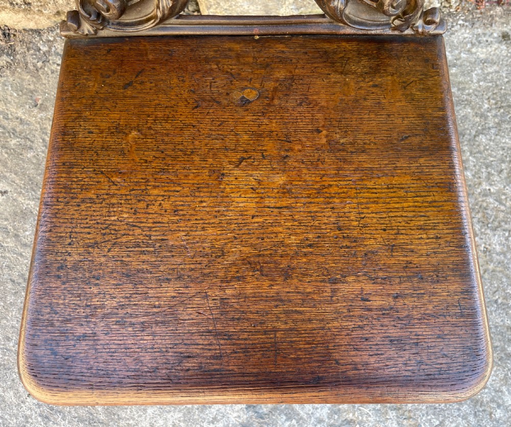 Antique Cast Iron Hall Chair View XVI
