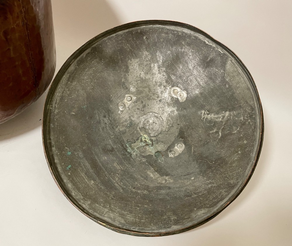 Large Antique Copper Cooking Pot View XVI