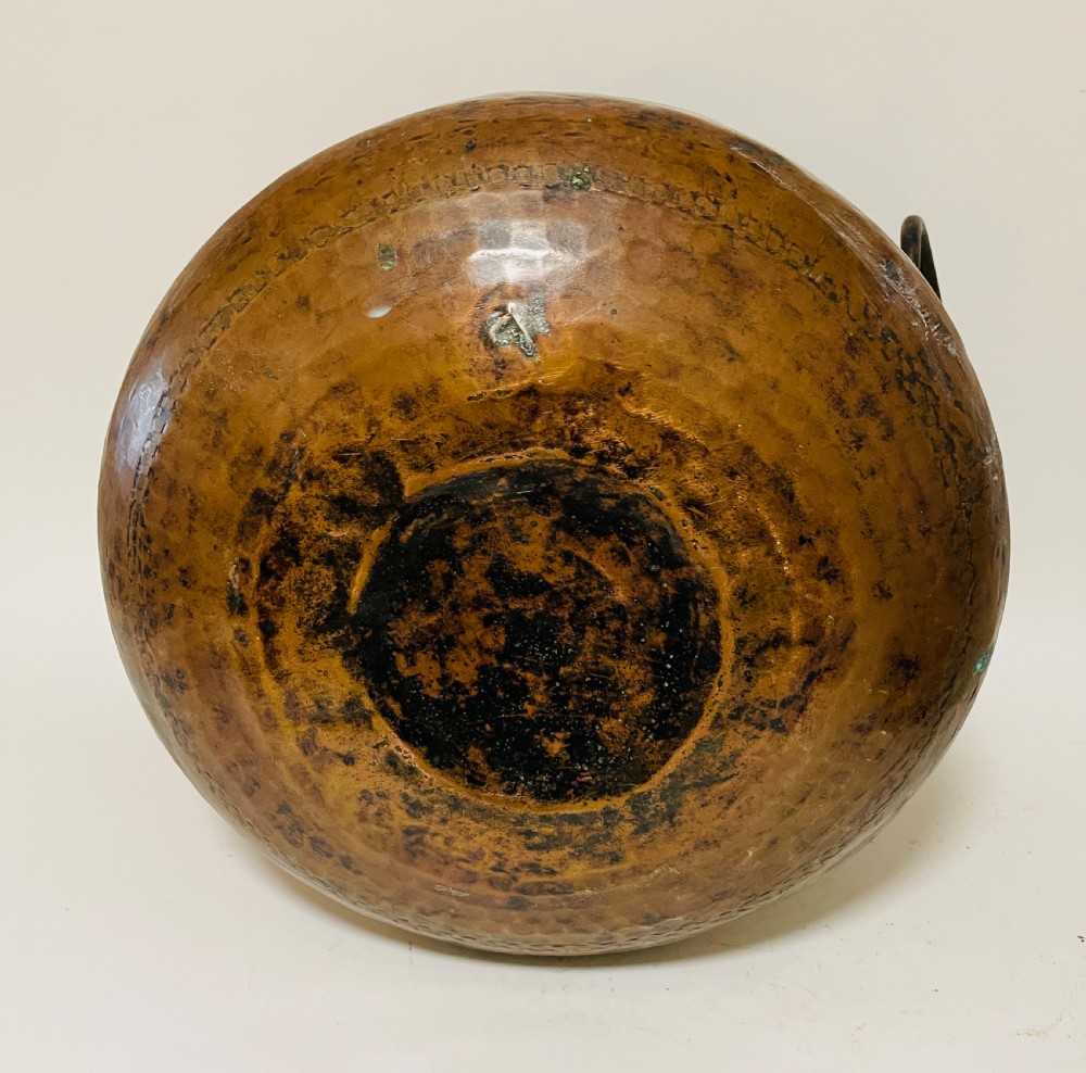 Large Antique Copper Cooking Pot View XVII