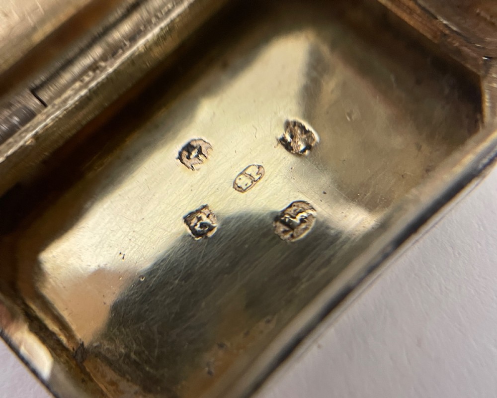18th Century Georgian Silver Vinaigrette View XII