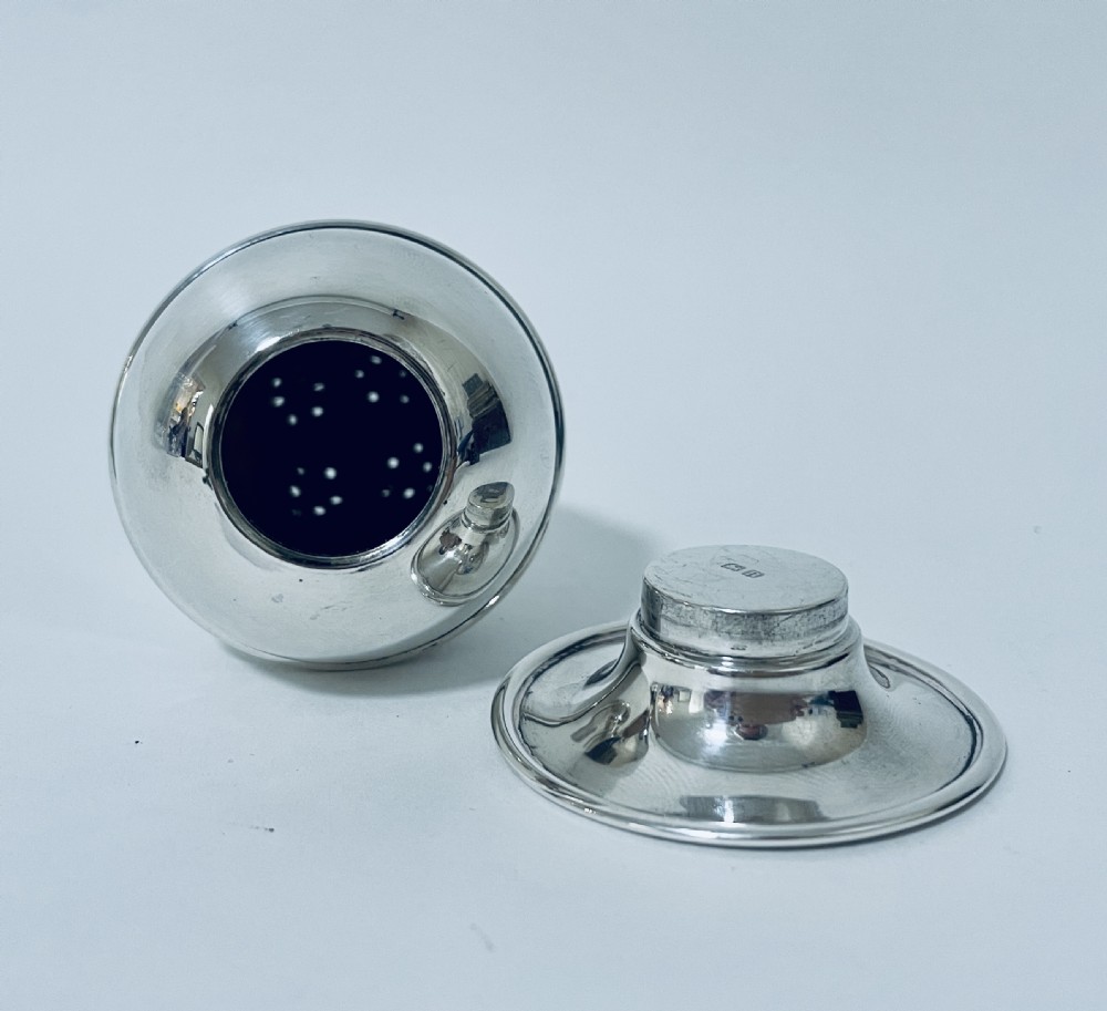 Antique Silver Pepper Pot Shaker Pepperette  View IX