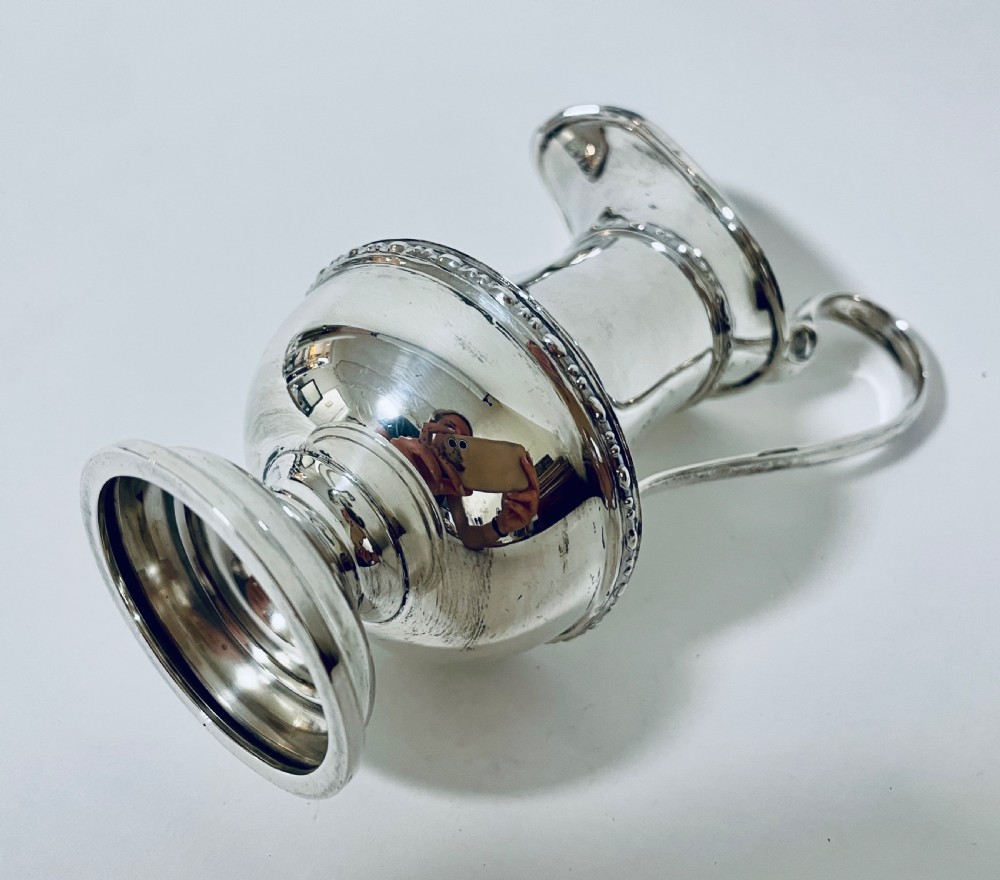 Antique Sterling Silver Milk Cream Jug View XI