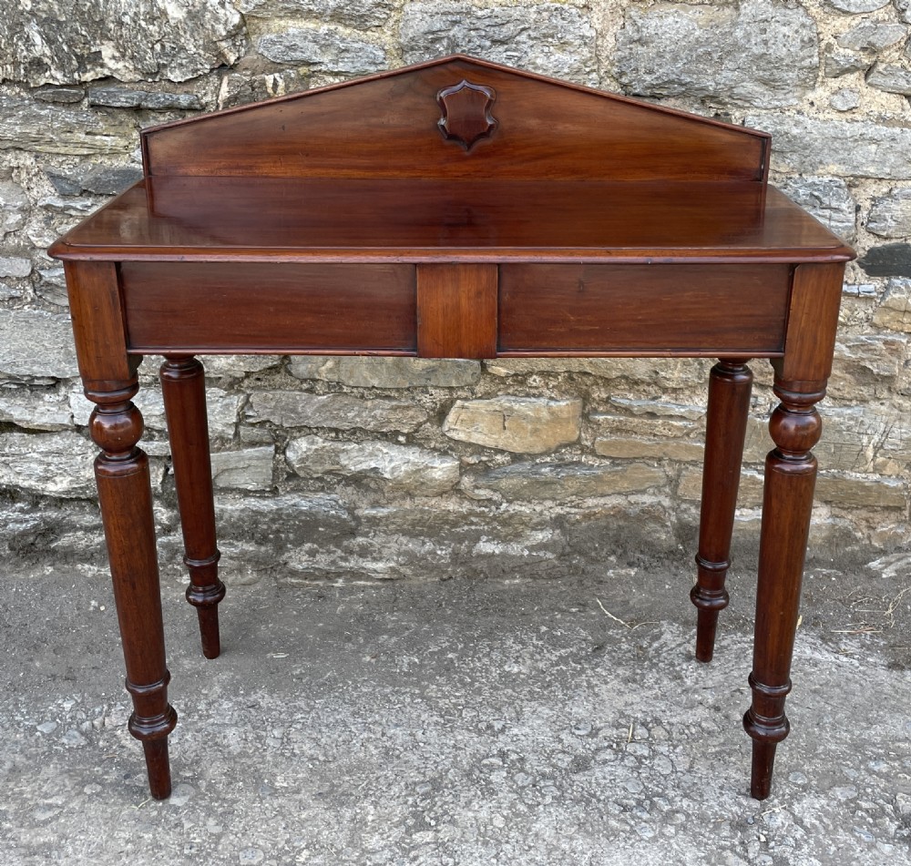 Victorian Mahogany Hall Console Table