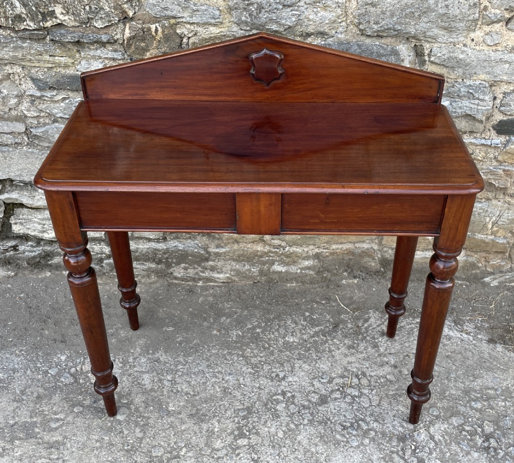 Victorian Mahogany Hall Console Table View III