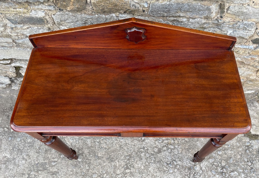 Victorian Mahogany Hall Console Table View V