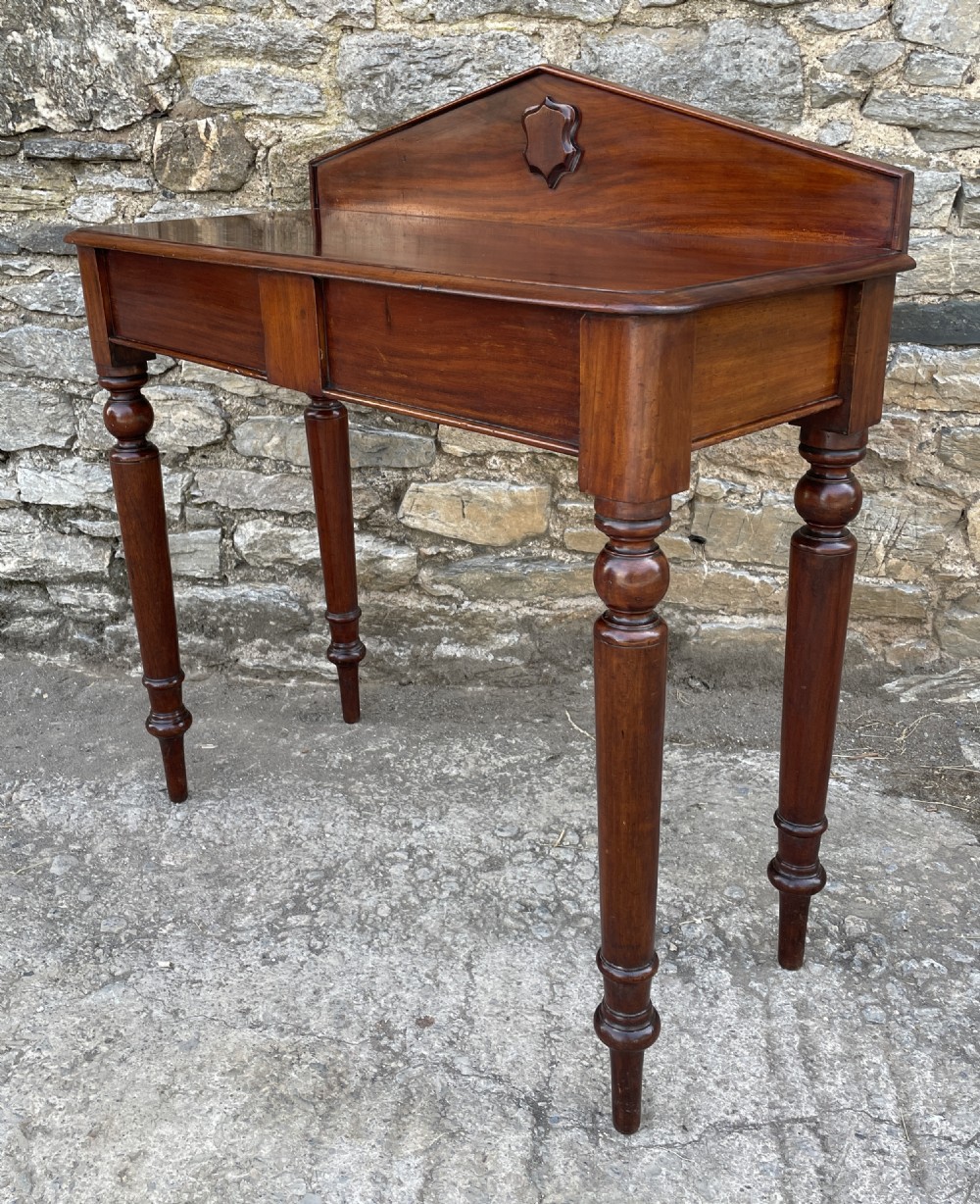 Victorian Mahogany Hall Console Table View VIII