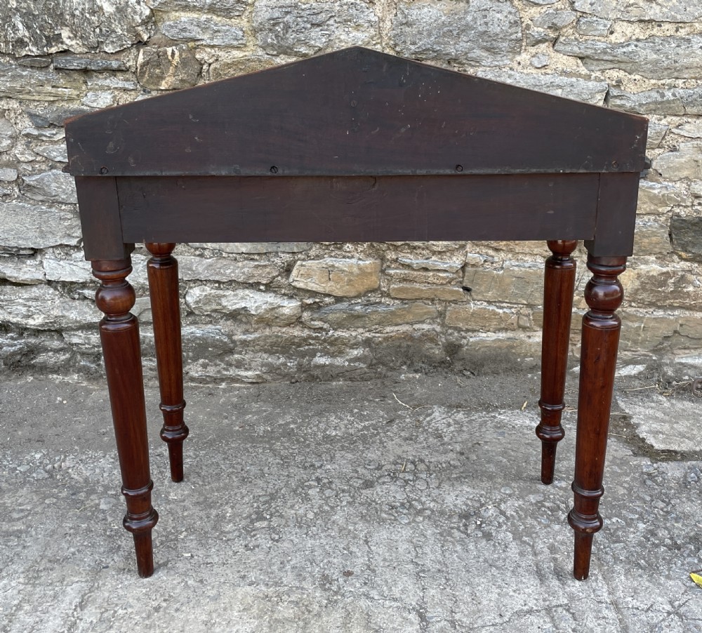 Victorian Mahogany Hall Console Table View X